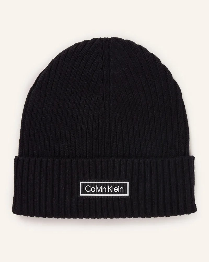 Calvin Klein Mütze schwarz Schwarz
