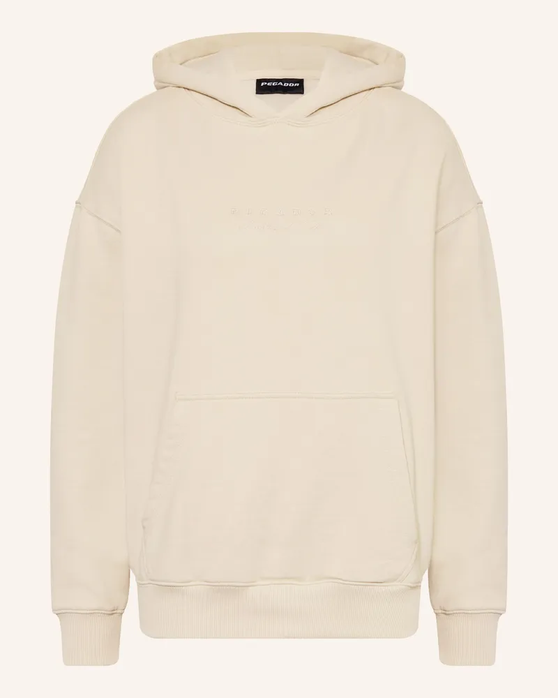 PEGADOR Hoodie Cosenza weiss Beige