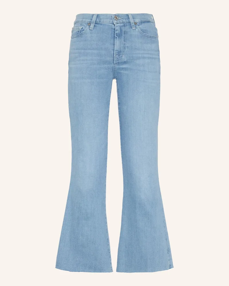 7 for all mankind Cropped Jeans Dojo blau Blau
