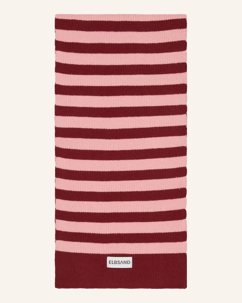 ELBSAND Schal NOELLE Dunkelrot