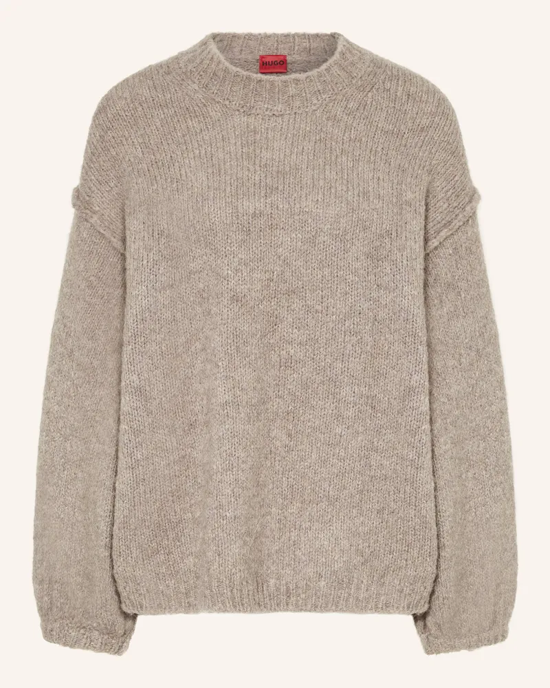HUGO BOSS Oversized-Pullover SAGARRO Beige