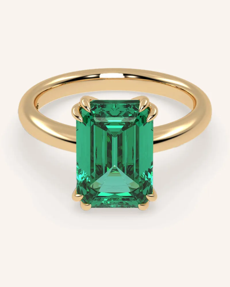 VEYNOU Ring EDEN ESSENCE aus 14 Karat Gelbgold und 3,0ct. Smaragd Gold