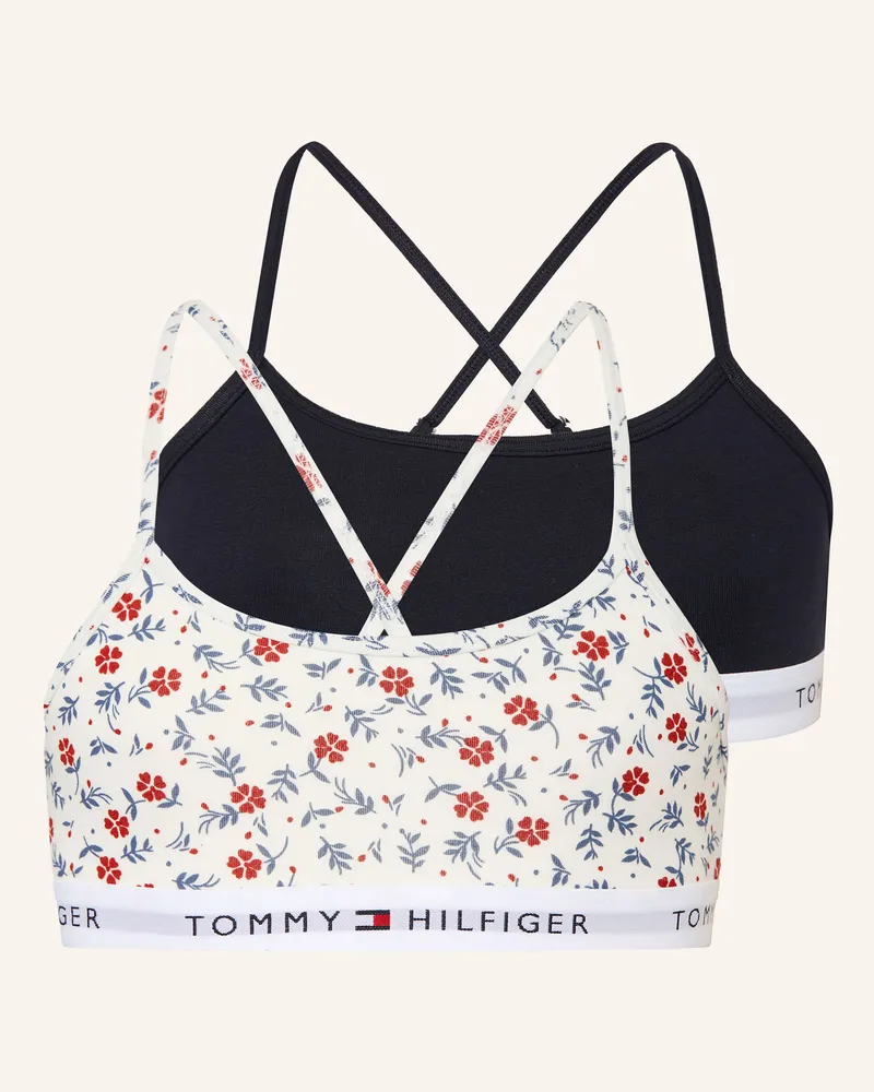 Tommy Hilfiger 2er-Pack Bustiers weiss Dunkelblau