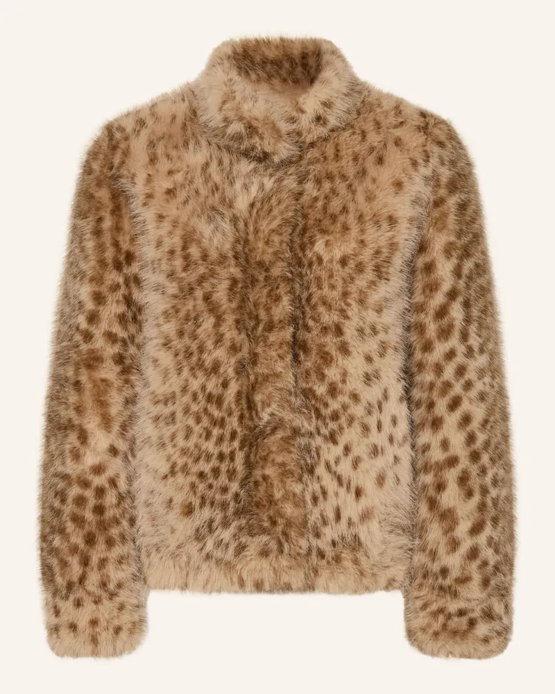 Rich&Royal Kunstfell-Jacke braun Hellbraun