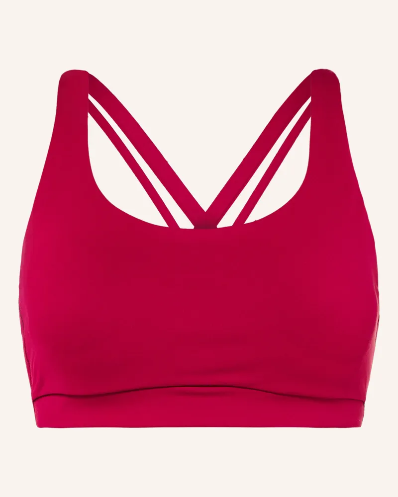 LULULEMON Sport-Bh Energy rot Dunkelrot