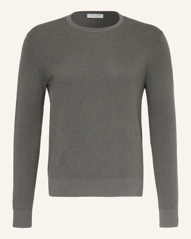 Tiger of Sweden Pullover Connor grau Dunkelgrau