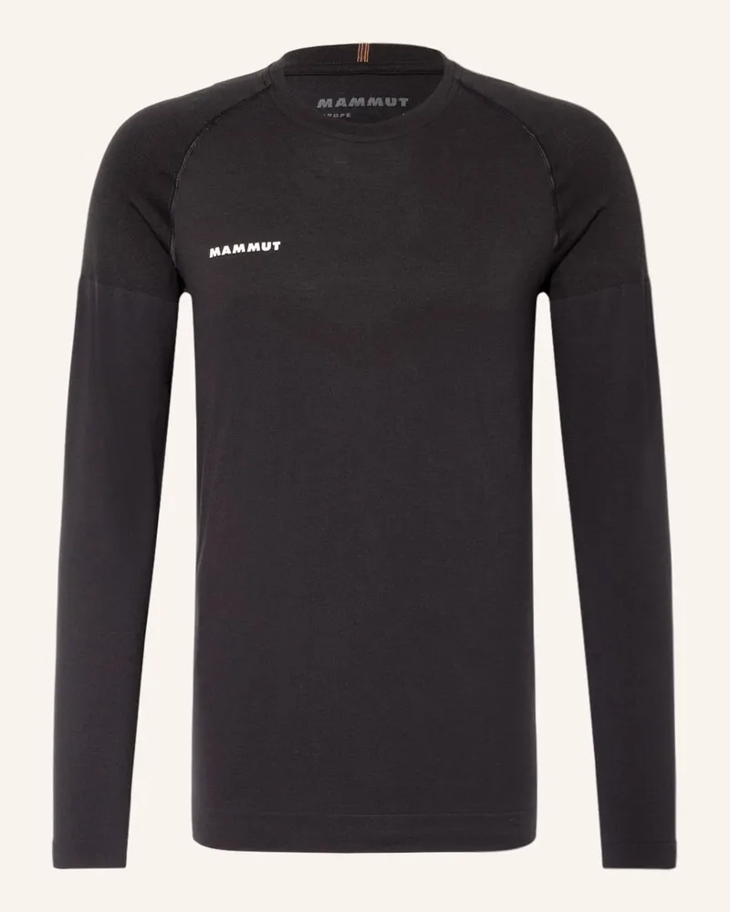 Mammut Longsleeve TRIFT mit Merinowolle Schwarz