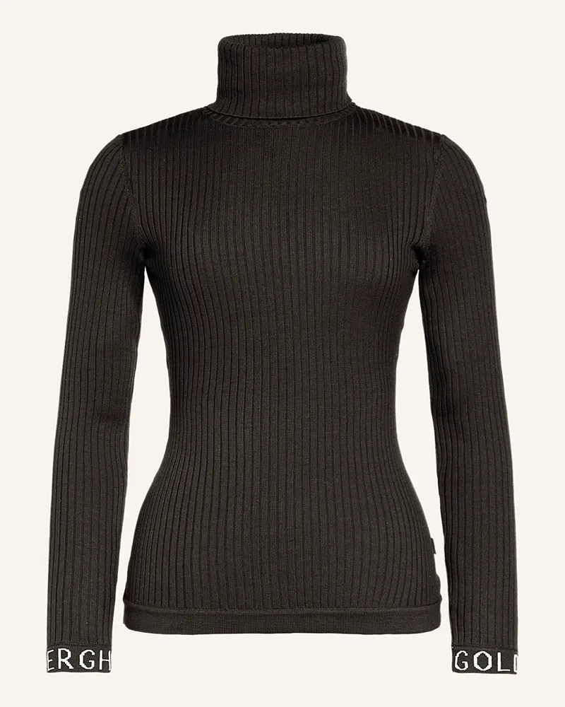 GOLDBERGH Rollkragenpullover MIRA Schwarz