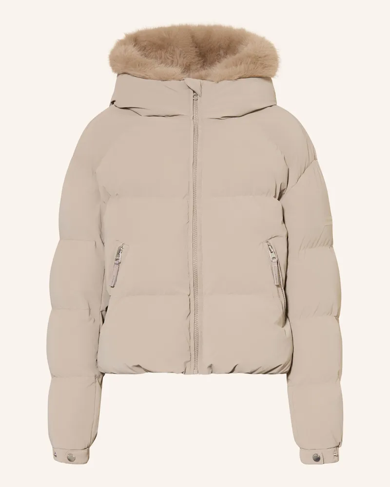 Garcia Jeanswear Steppjacke Mit Kunstpelz beige Beige