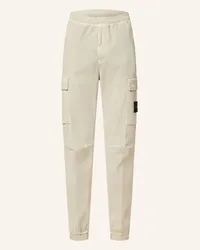 Stone Island Cargohose Regular Tapered Fit Weiss