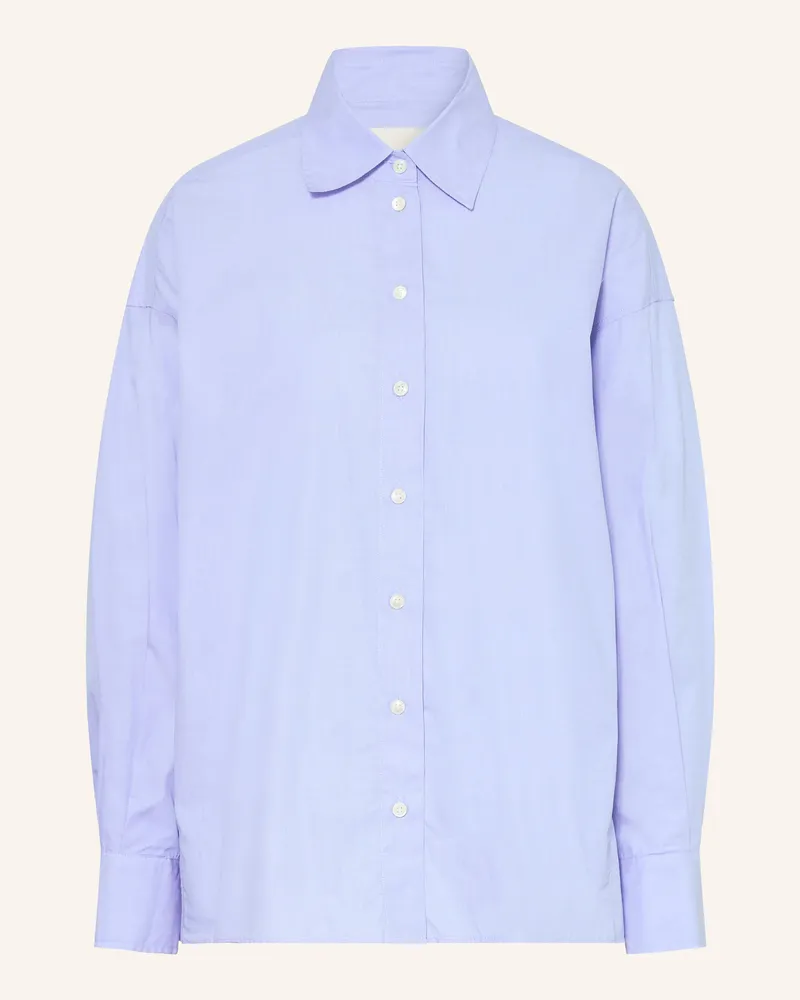 Closed Oversized-Hemdbluse Hellblau
