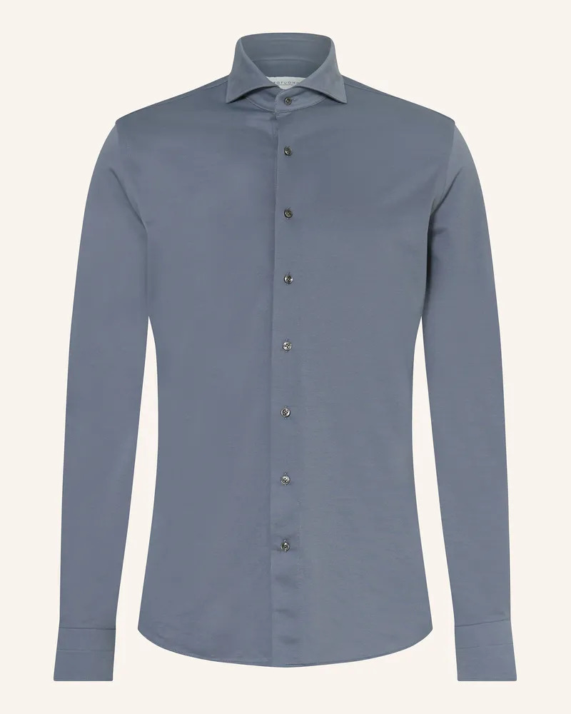 Profuomo Hemd Slim Fit Blaugrau