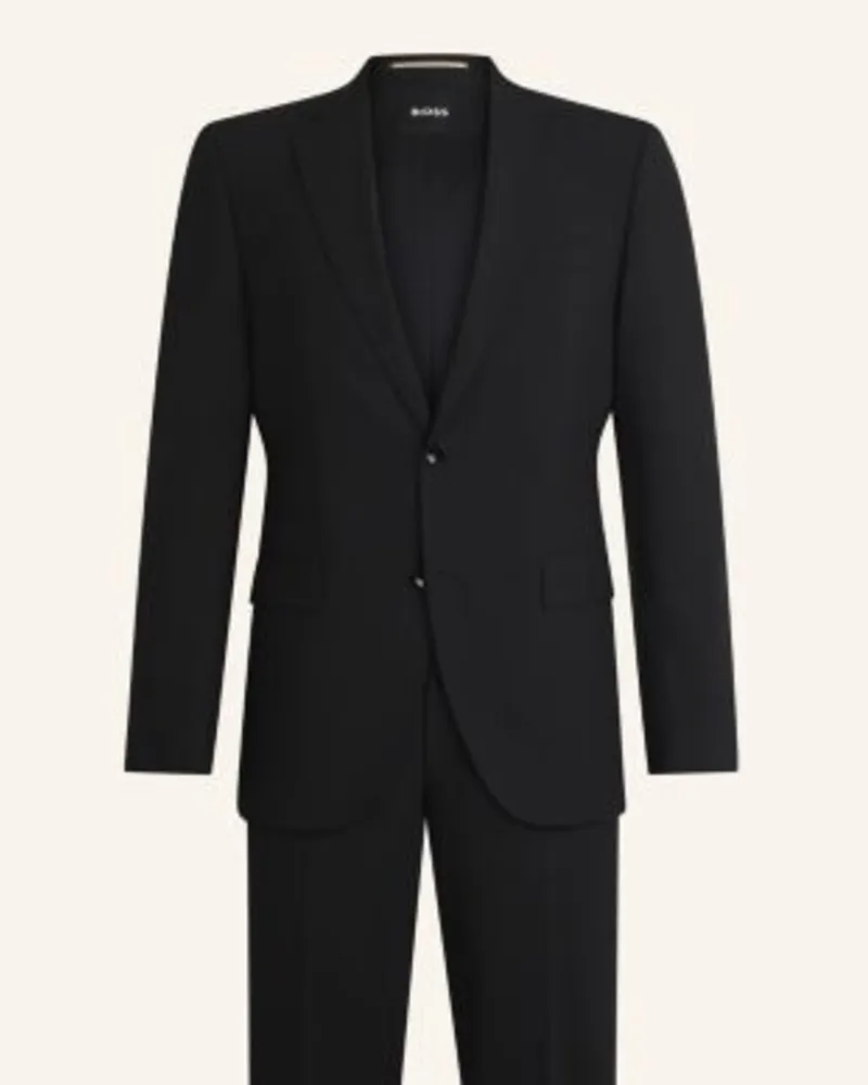 HUGO BOSS Business Anzug H-JECKSON-2PCS-224 Regular Fit Schwarz