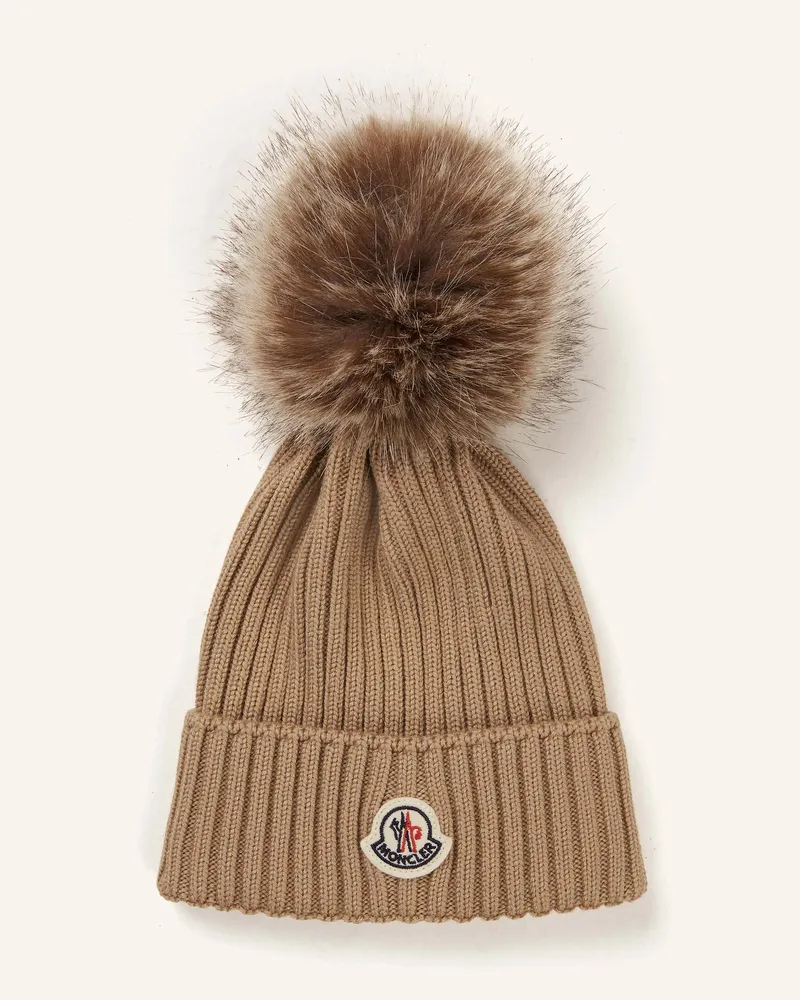 Moncler Mütze rosa Camel