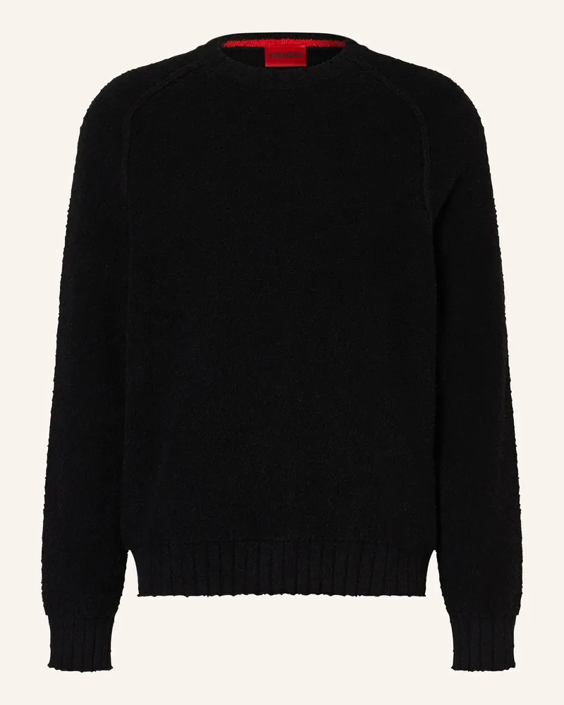 HUGO BOSS Pullover San Christopher schwarz Schwarz