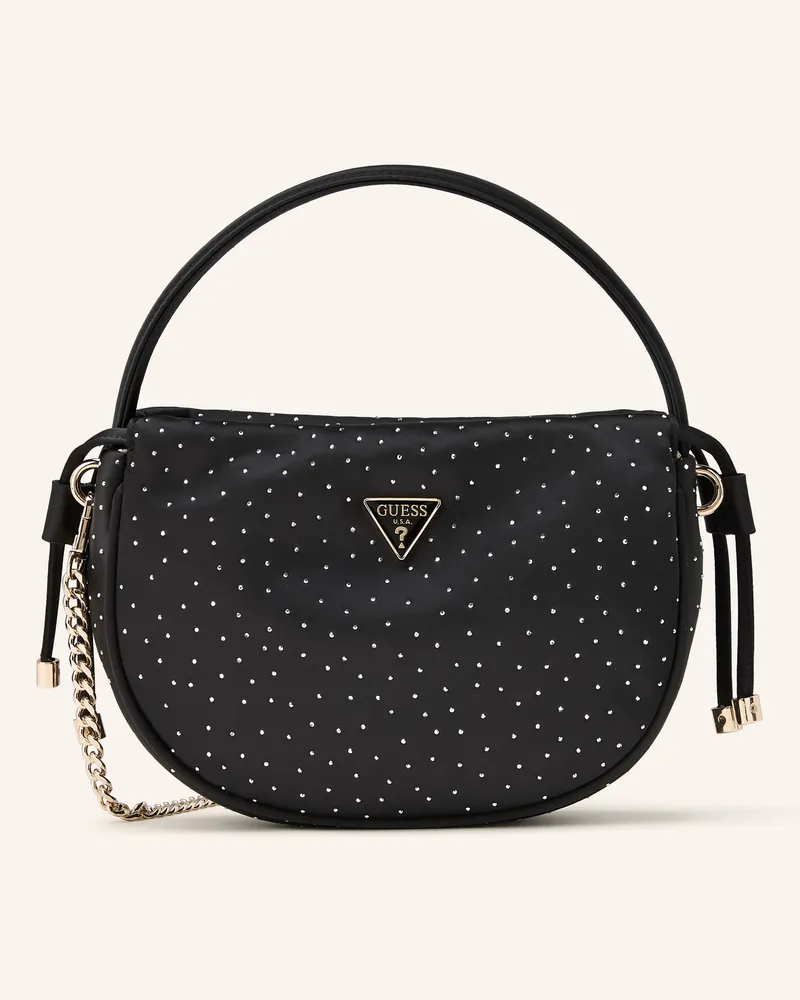 Guess Umhängetasche ELSIE mit Schmucksteinen Gold