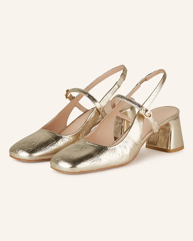 Zinda Slingpumps INES Gold