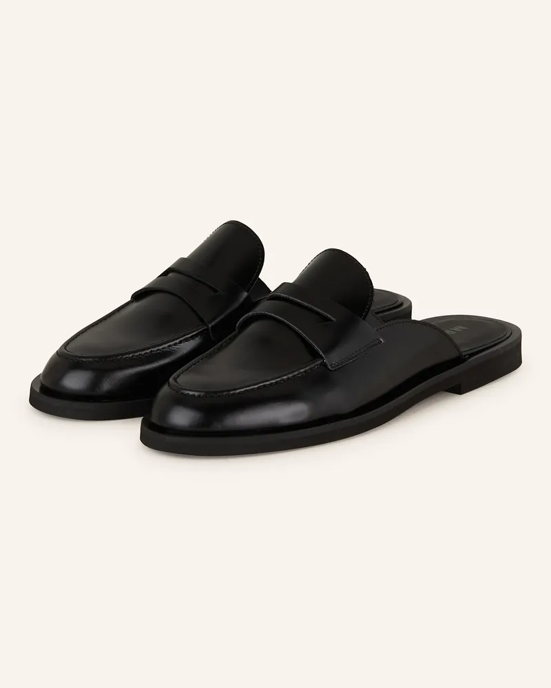 Mrs & HUGS Mules Schwarz