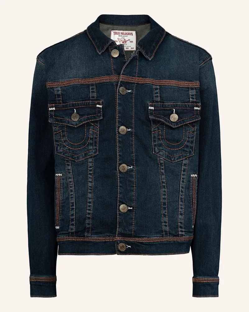 True Religion Jeansjacke blau Blau