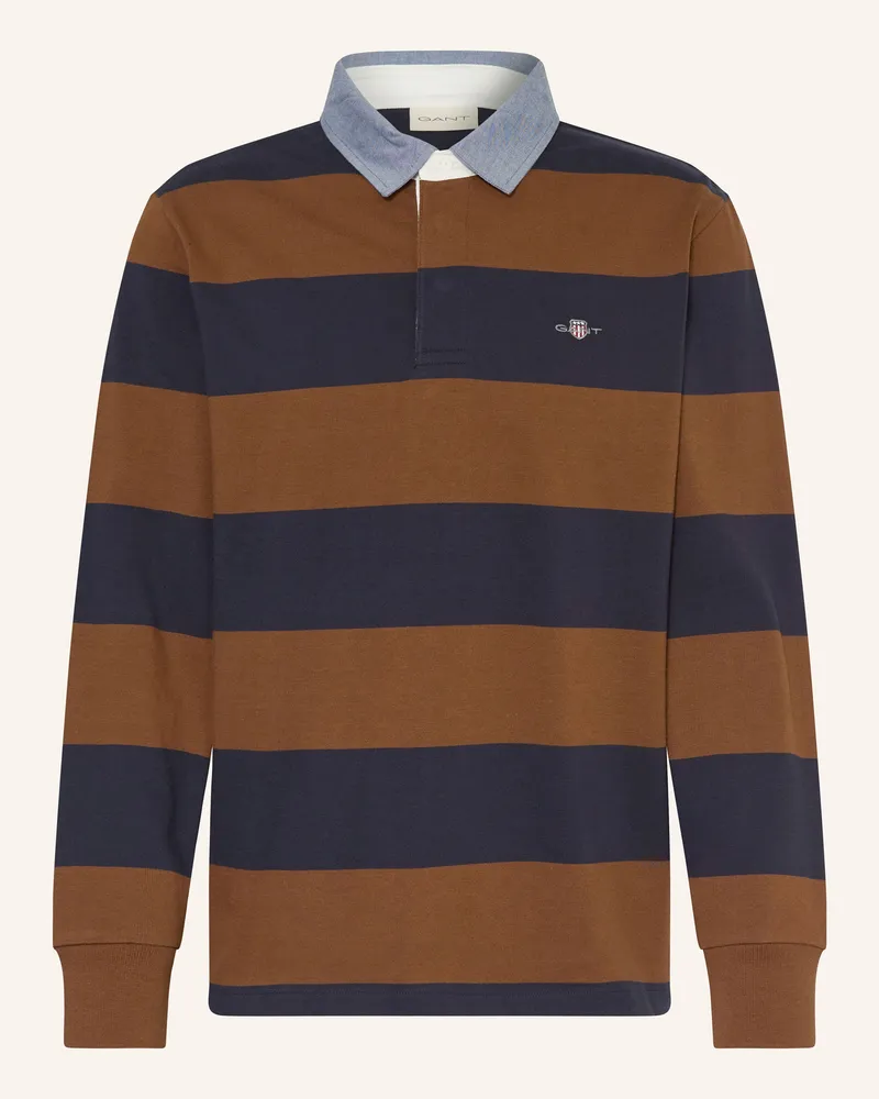 Gant Rugbyshirt Braun