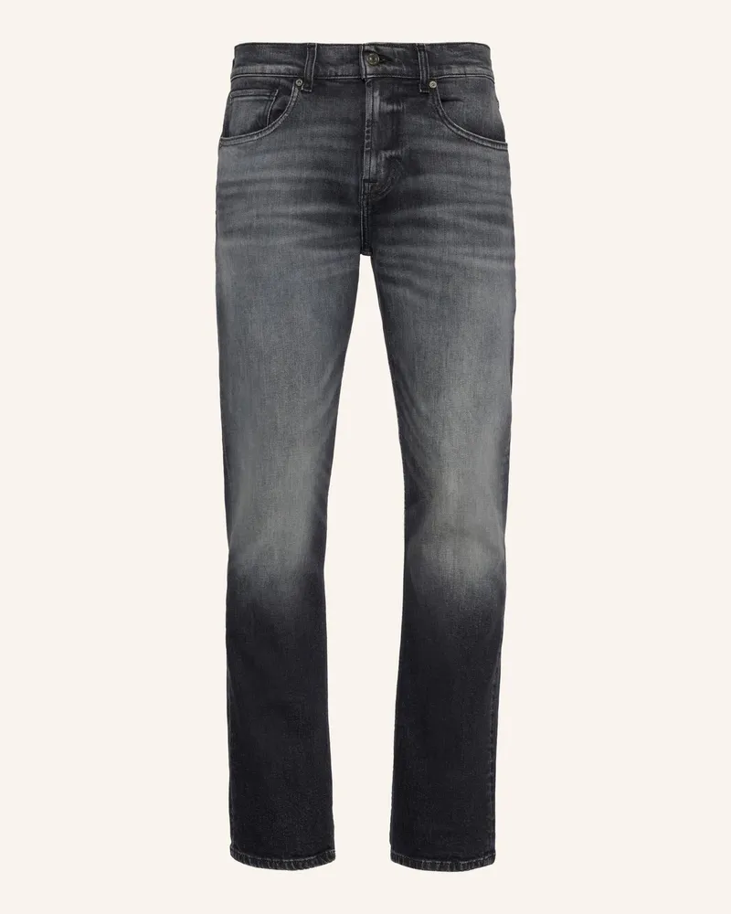 7 for all mankind Jeans The Straight Straight Fit schwarz Schwarz