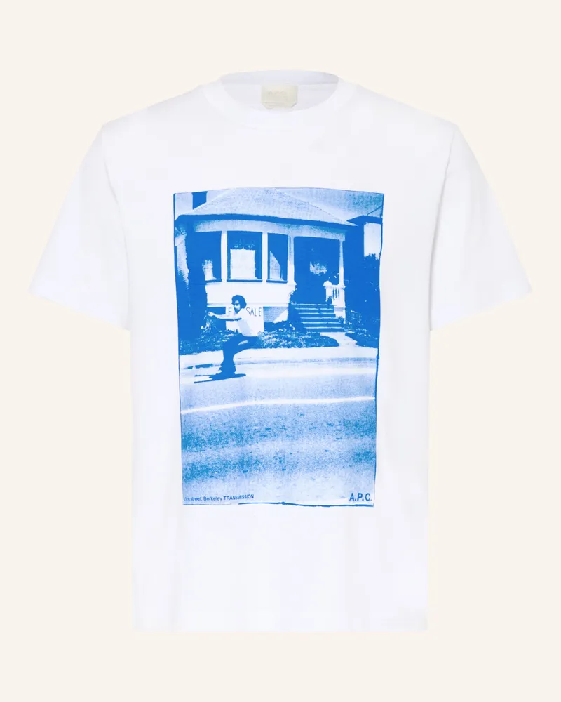 A.P.C. T-Shirt weiss Weiss