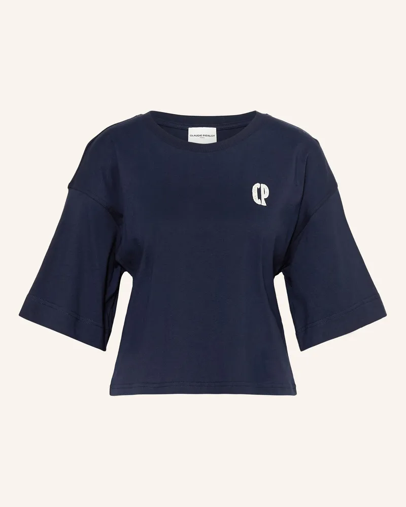 Claudie Pierlot T-Shirt blau Dunkelblau