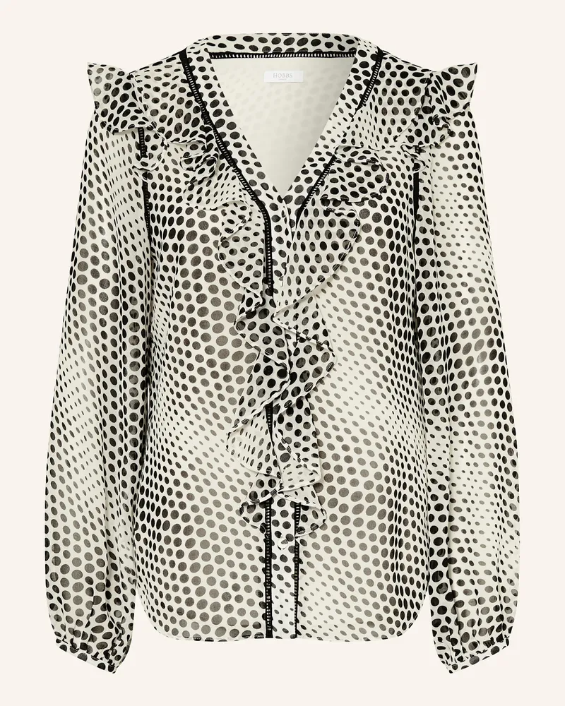 HOBBS London Bluse ROSANA mit Volants Ecru