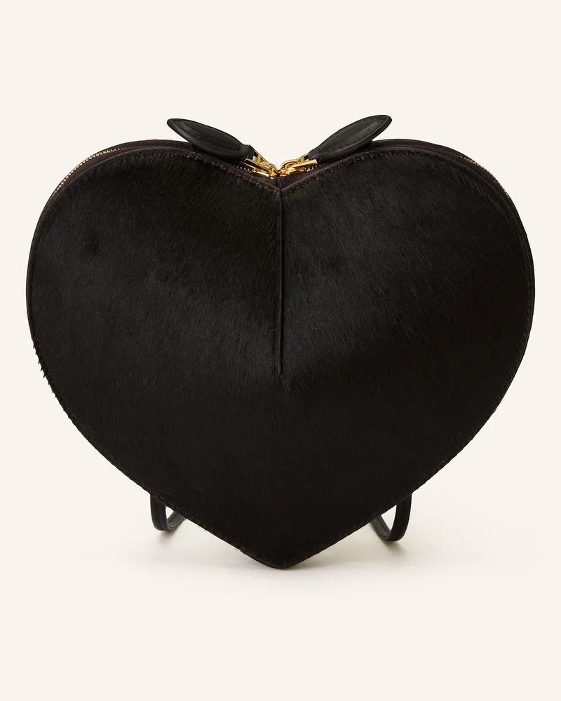 Alaïa Umhängetasche Le Cœur braun Schwarz