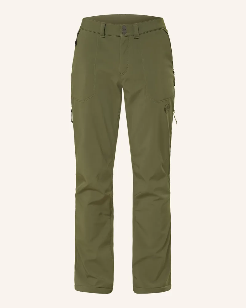 Mammut Softshell-Hose RUNBOLD WINTER SO Dunkelgrün
