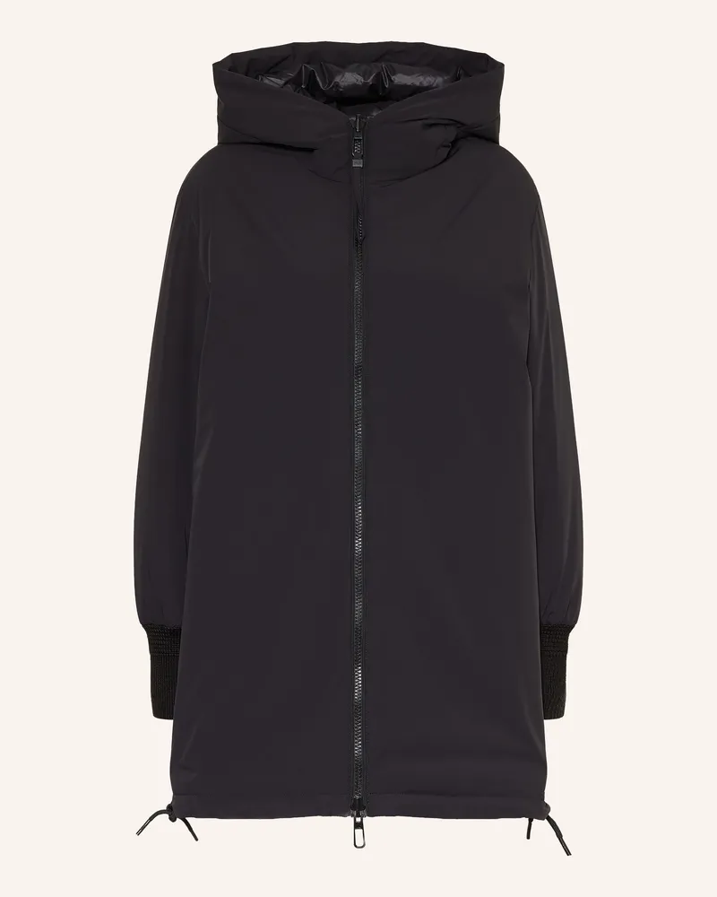 DUNO Lightweight-Daunenjacke Ralia Zum Wenden schwarz Schwarz