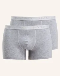 Hanro 2er-Pack Boxershorts COTTON ESSENTIALS Grau