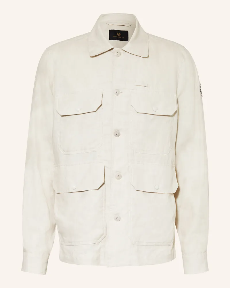 Belstaff Leinen-Overjacket Creme