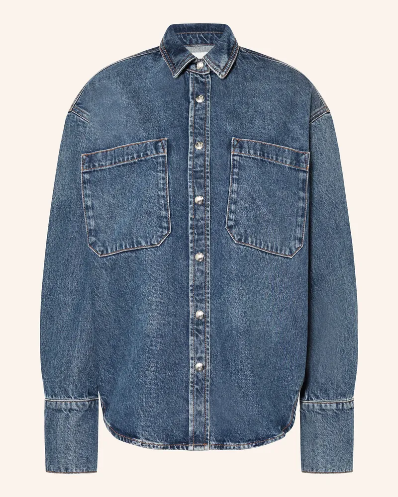 Anine Bing Jeansbluse Dante blau Blau