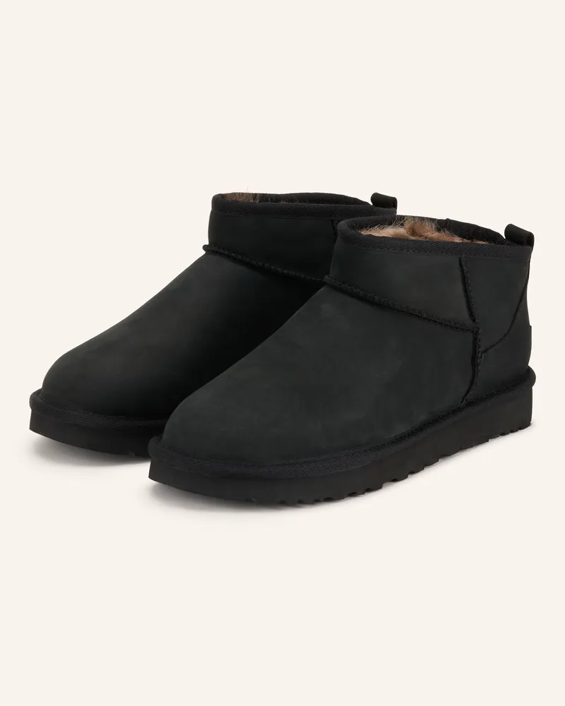 UGG Boots Classic Ultra Mini schwarz Schwarz
