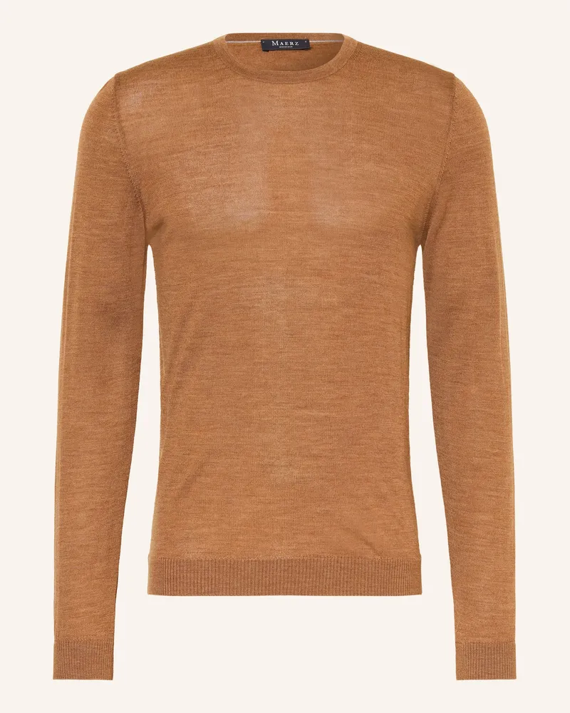 Maerz Pullover Aus Merinowolle braun Braun