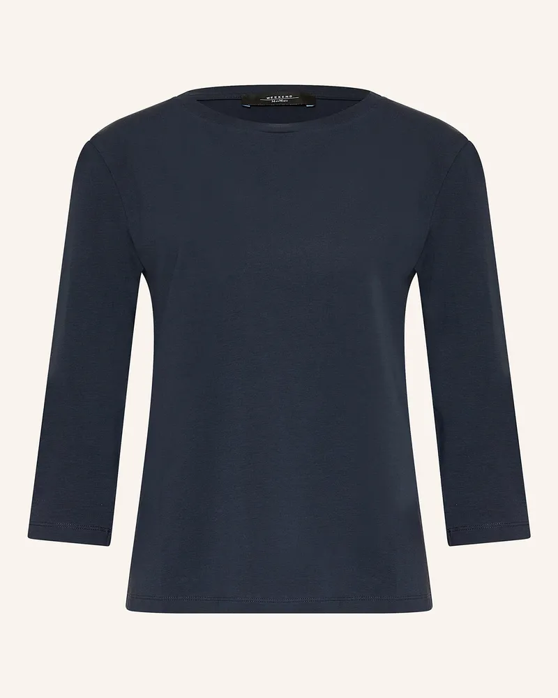 Max Mara Shirt MULTIA mit 3/4-Arm Dunkelblau