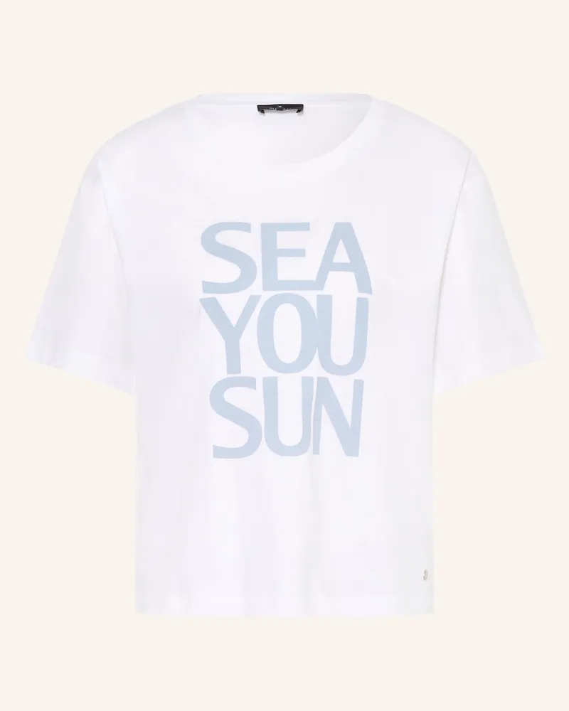 monari T-Shirt Mit Schmucksteinen weiss Weiss