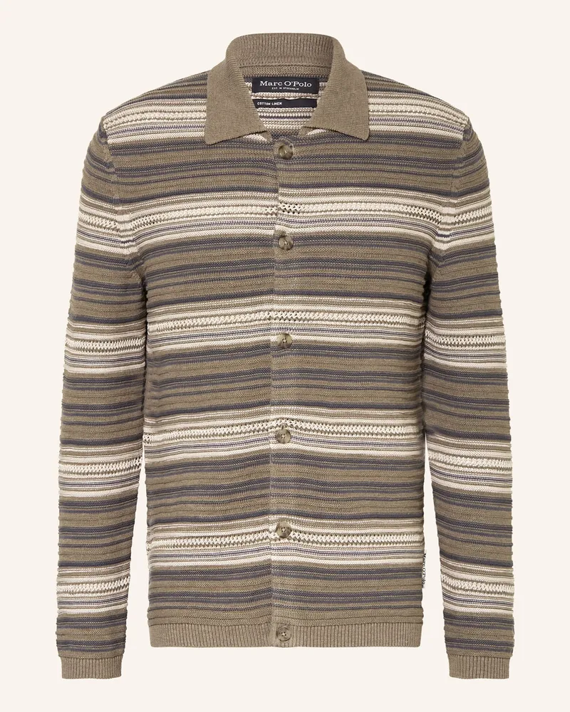 Marc O'Polo Strickjacke braun Khaki