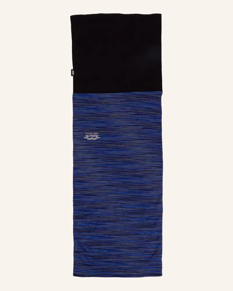 P.A.C. Multifunktionstuch MERINO FLEECE aus Merinowolle Blau