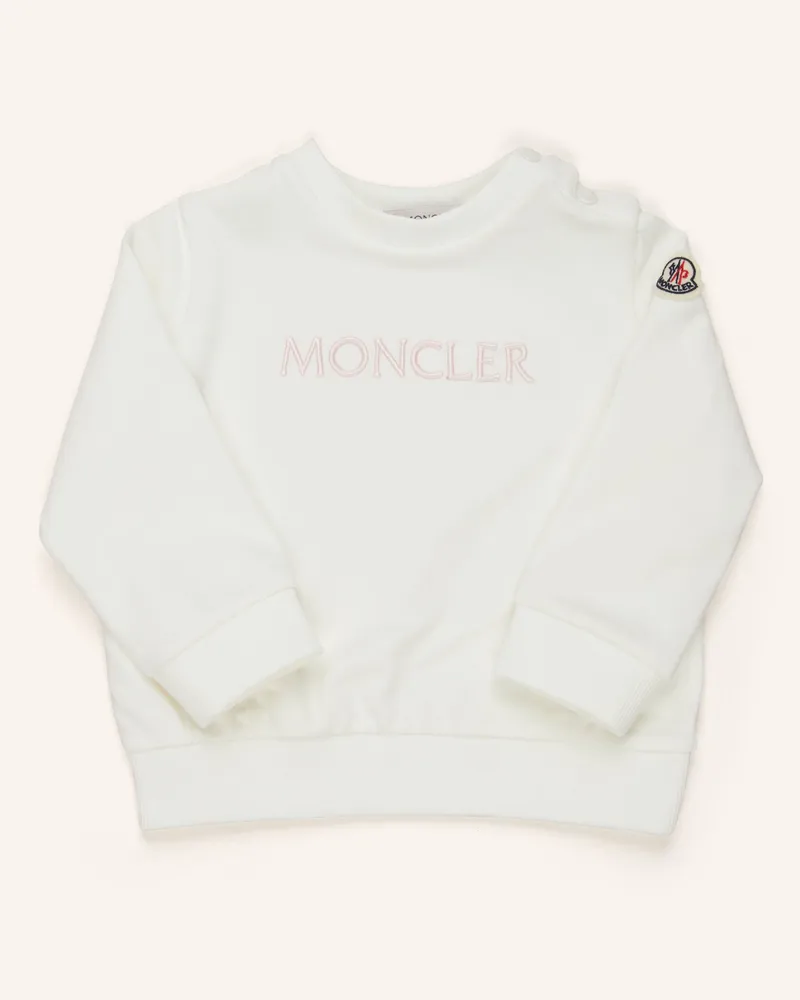 Moncler Sweatshirt beige Weiss