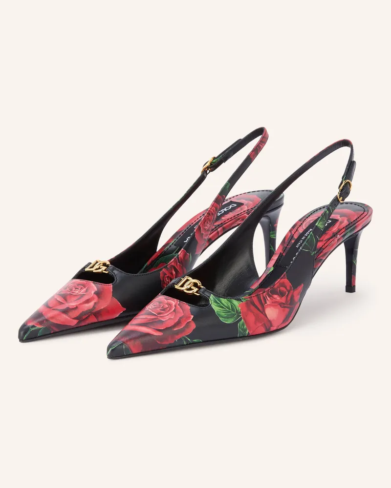 Dolce & Gabbana Slingpumps rosa Rot