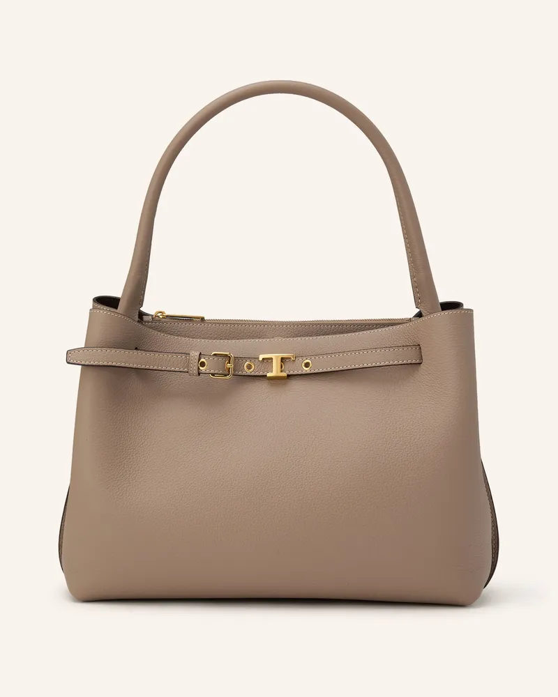 TOD'S Handtasche TIM TOP Taupe