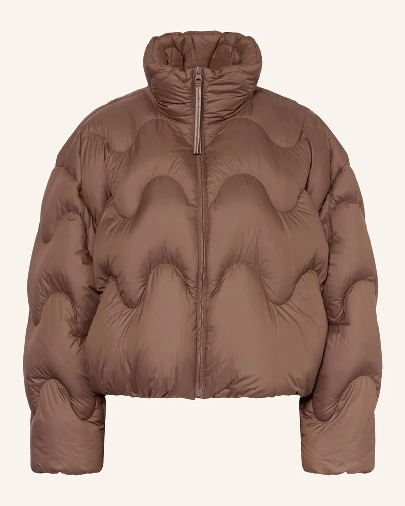 Mrs & HUGS Daunenjacke braun Dunkelbraun