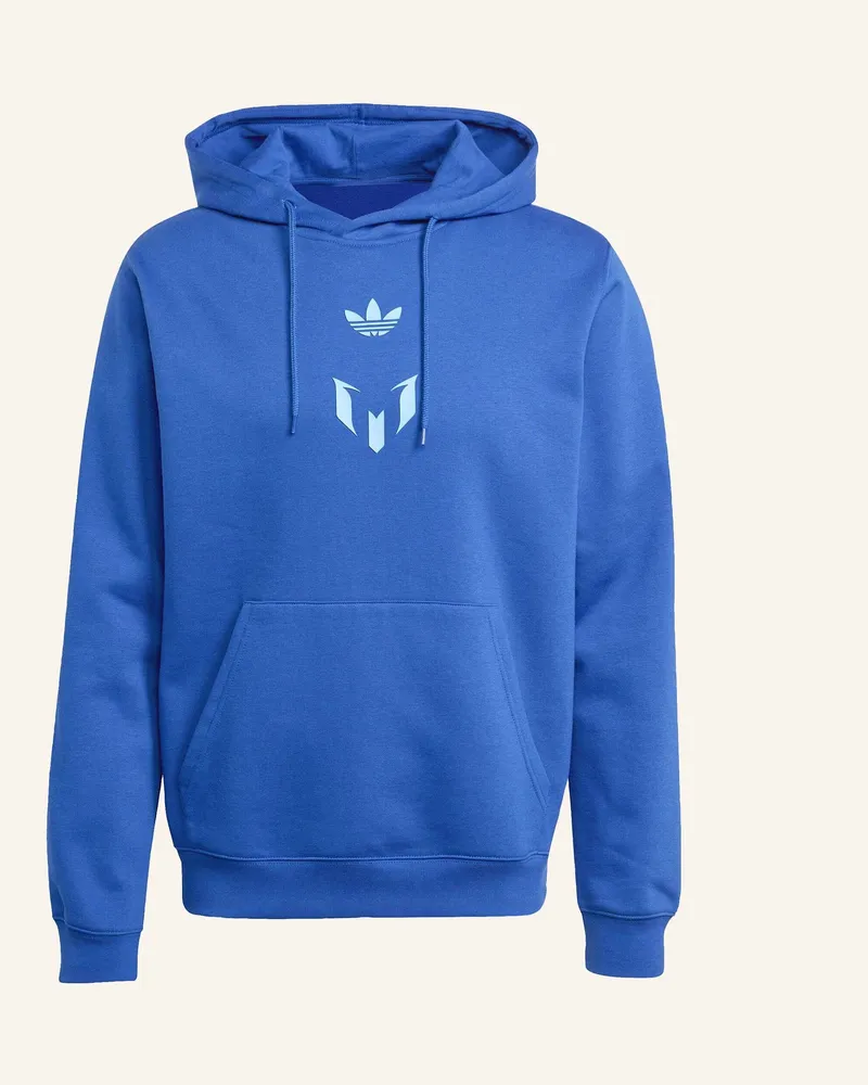 adidas MESSI HOODIE Blau