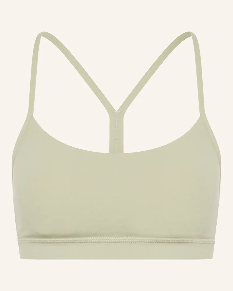 LULULEMON Sport-BH FLOW Y Hellgrün