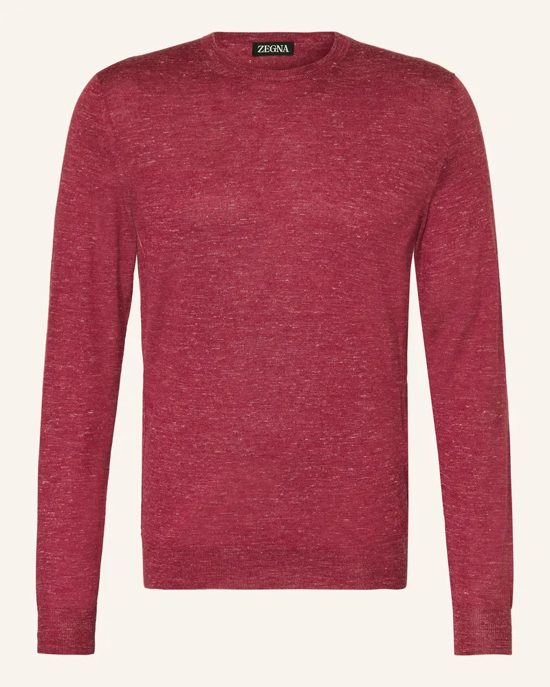 Ermenegildo Zegna Pullover Mit Seide Und Cashmere pink Pink