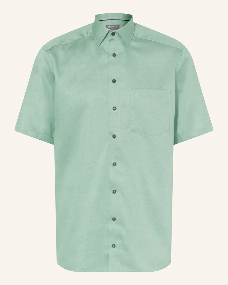 Olymp Kurzarm-Hemd Luxor Comfort Fit gruen Hellgrün