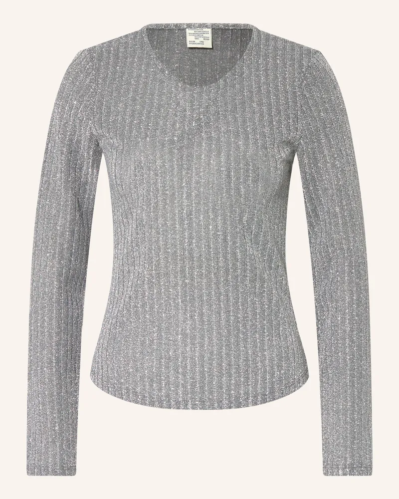 Baum und Pferdgarten Pullover JACKAI mit Glitzergarn Silber