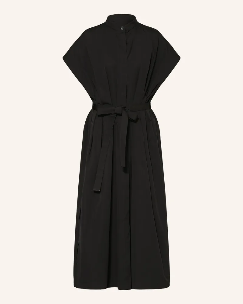 Jil Sander Hemdblusenkleid schwarz Schwarz
